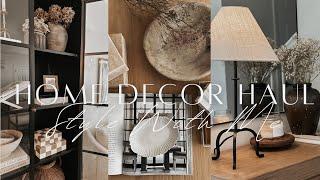 NEW Home Decor Haul & Style With Me