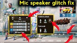 How to fix mic and speaker glitch in Bgmi | Bgmi mic glitch problem | bgmi mic | new update 3.4