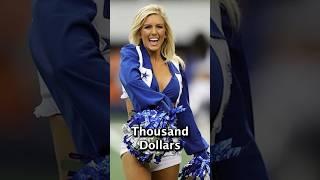 How Much Cowboys Cheerleaders Get Paid  #nfl #football #dallascowboys #cheerleader @Rebetapp