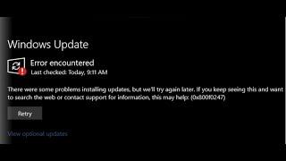 Fix Windows 10 Update Error 0x800f0247