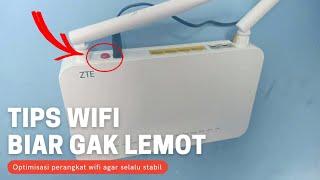 CARA MENGATASI WIFI LEMOT‼️ TIPS AGAR JARINGAN WIFI TETAP STABIL || WIFI INDIHOME