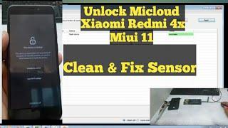 Unlock Micloud Xiaomi Redmi 4x miui 11 Clean Dan Fix Sensor 2021