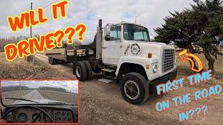 WILL IT DRIVE??? The CHEAPEST SEMI I could find hits the road! FORD L9000 Cummins DIESEL