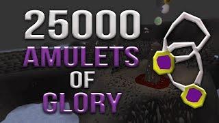 Loot From Charging 25,000 Amulets Of Glory