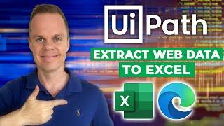 How to extract Web Data to Excel with UiPath - Full Tutorial
