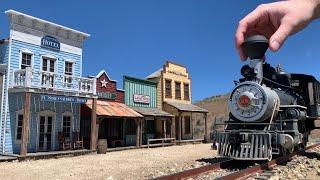 Build a Realistic WILD WEST Model Railway DIORAMA Old Steam Locomotive - Miniature Model Scenery