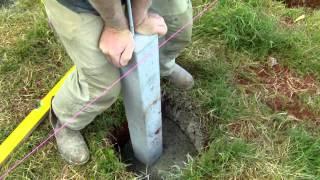 installing concrete stumps