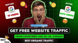 Get Organic Website Traffic From USA, UK and Canada For Free | Free Website Traffic 2024 | Boxput