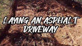 DIY ASPHALT DRIVEWAY (TIMELAPSE)