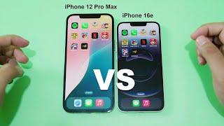 iPhone 16e VS iPhone 12 Pro Max - Speed TEST, Screen, Size