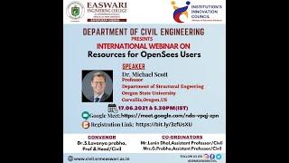 OpenSees Resources by Prof. Michael H. Scott @ Easwari Engineering College