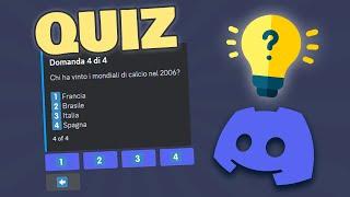 Come Creare dei QUIZ su DISCORD! 