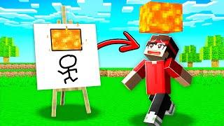 DRAW To SURVIVE In Minecraft!