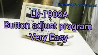 juki lk1903a button adjust very easy