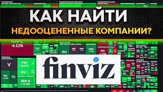 Как найти недооцененные акции? Скринер Finviz. Выбираем акции самостоятельно.