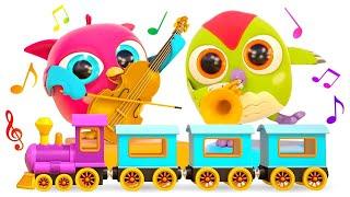 Songs for kids & nursery rhymes with Hop Hop the Owl & Peck Peck the Woodpecker