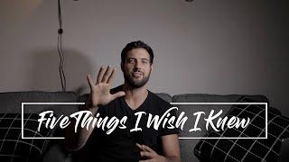 5 Things I Wish I Knew Before I Started Producing