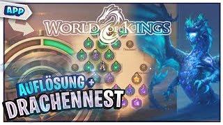 World of Kings •  Das Drachennest und Runen / Auflösung  #10 | App Game | #WoK deutsch