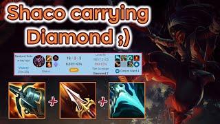 Assassin Shaco carrying Diamond - Season 11 Ranked [League of Legends] Full Gameplay -Infernal Shaco