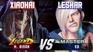 SF6 ▰ XIAOHAI (M.Bison) vs LESHAR (Ed) ▰ High Level Gameplay