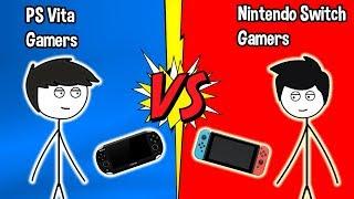 PS Vita Gamers VS Nintendo Switch Gamers