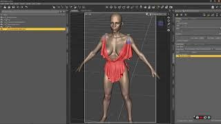 DAZ Studio - Clothing conforming + dForce support