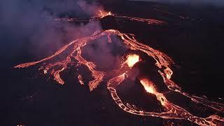 Geldingadalur - Cinematic Drone Video - Iceland volcano eruption 2021