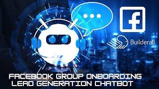 Facebook Onboarding Leadgeneration Chatbot - Gebouwd Met Builderall Chatbot Tool