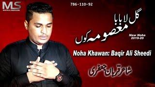 Gal La Baba Masooma kon - Baqir Mukhtiar Ali Sheedi - New Noha 2019-20 | 1441