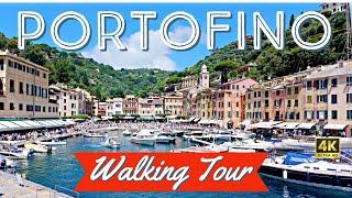 Walking tour of Portofino and Santa Margherita in 4k