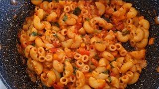 Masala Veg Macaroni recipe #viral #trending #vegan #food