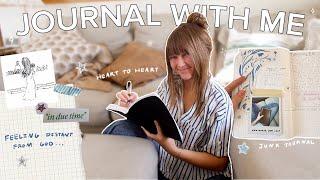 Journal with me or I’ll cry!  faith chat, junk journal, gratitude list + lessons from miscarriages