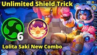 UNLIMITED SHIELD LOLITA ELEMENTALIST NEW COMBO SAKI 3 | MLBB MAGIC CHESS BEST SYNERGY COMBO TERKUAT