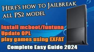 How to install mcboot on any PS2 using the latest Funtuna | Complete 2024 Guide