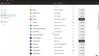 Figma plugin tutorial - 1 Minute video how to install plugins in figma