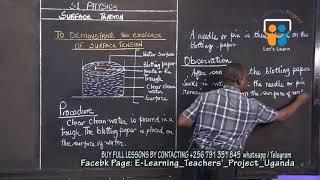 O-level physics lesson for senior one class E-learning project Uganda subscribe ,view and like