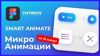 Микро анимации (smart animate) в Фигме, которые удивят ваших клиентов!