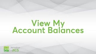 Jenzabar One Campus Portal - View My Account Balances