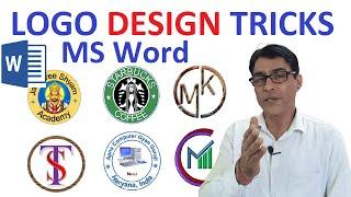 How to make a Logo Design in MS Word | MS Word Logo design Tutorial