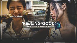 "and I'm feeling good" Tiktok trend edit tutorial [+Preset] | Alightmotion tutorial | #kpopedit