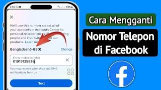 Cara Mengganti Nomor HP di Facebook 2024 | Ganti Nomor HP di Facebook