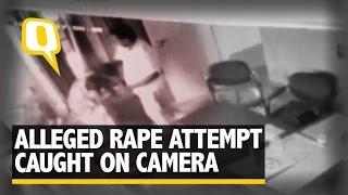 The Quint: CCTV footage: Panchayat President Allegedly attempts to Rape Woman