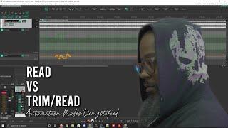 Read vs Trim/Read Automation Mode in REAPER