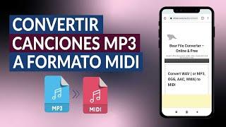 Cómo Crear o Convertir Canciones MP3 a Pista Formato MIDI Sin Programas