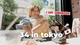 34 IN TOKYO  My friends surprised me 　Birthday Vlog - Living in Japan