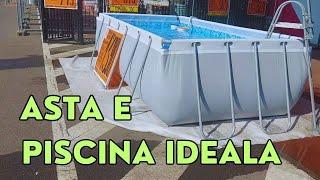 Asta e piscina ideală. Piscina cu cadru metalic Bestway.