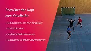 Learn Handball - Pass über den Kopf von Andy Schmid