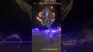 Raiden Shogun Team Comp VS Golden Wolflord #genshinimpact #raidenshogun #goldenwolflord