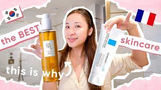 My Korean & French Skincare Routine: Why it works every time!