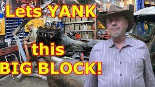 BURNT RAT ROD- yank the engine